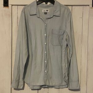 Old Navy Light Wash Button Up